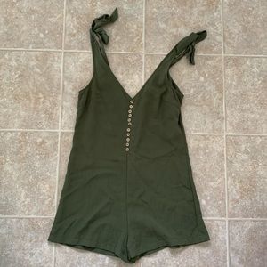 Zaful army green romper